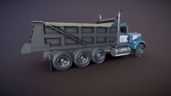Kenworth W900A dump truck