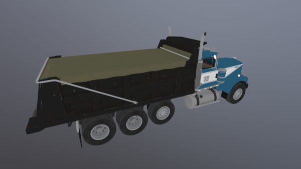 Kenworth W900A dump truck