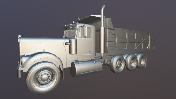 Kenworth W900A dump truck