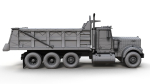Kenworth W900A dump truck