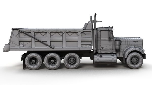 Kenworth W900A dump truck
