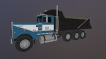 Kenworth W900A dump truck
