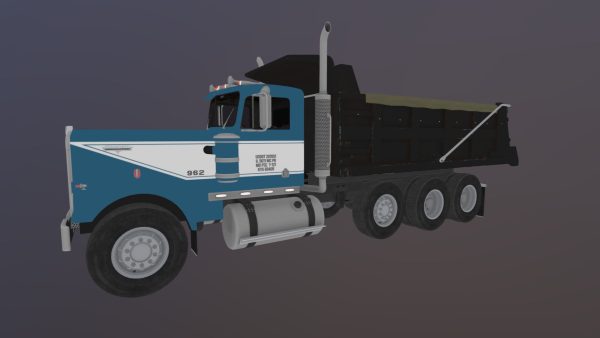 Kenworth W900A dump truck
