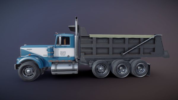 Kenworth W900A dump truck