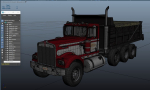 Kenworth W900A dump truck