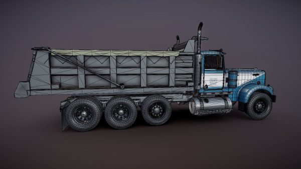 Kenworth W900A dump truck