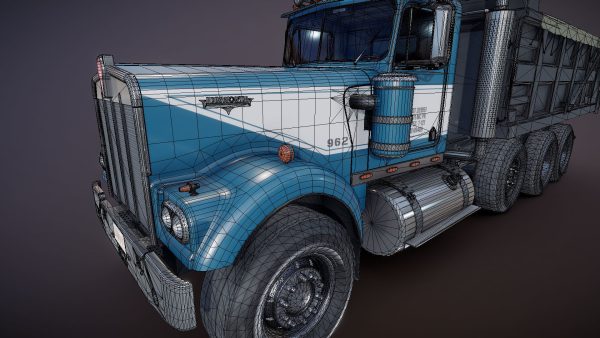 Kenworth W900A dump truck