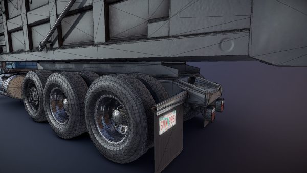 Kenworth W900A dump truck