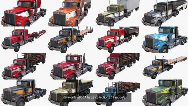 Kenworth w900A large collection