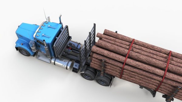 Kenworth W900L logger