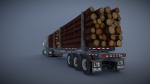 Kenworth W900L logger