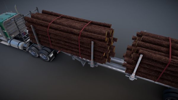 Kenworth W900L logger