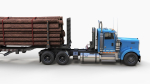 Kenworth W900L logger