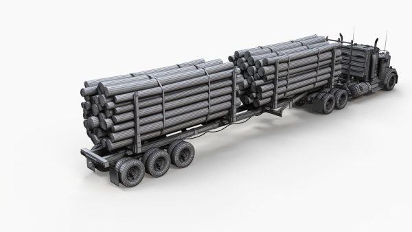 Kenworth W900L logger