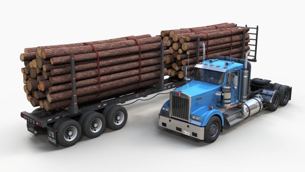 Kenworth W900L logger