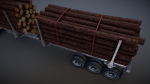 Kenworth W900L logger