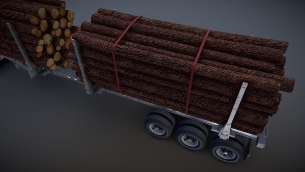Kenworth W900L logger