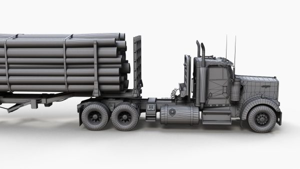 Kenworth W900L logger