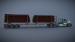 Kenworth W900L logger
