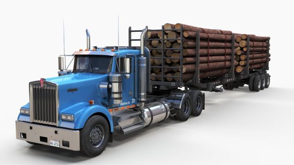 Kenworth W900L logger
