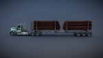 Kenworth W900L logger