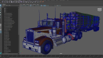 Kenworth W900L logger