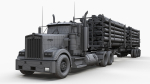 Kenworth W900L logger