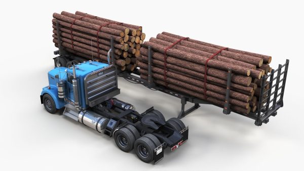 Kenworth W900L logger