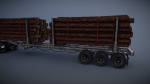 Kenworth W900L logger