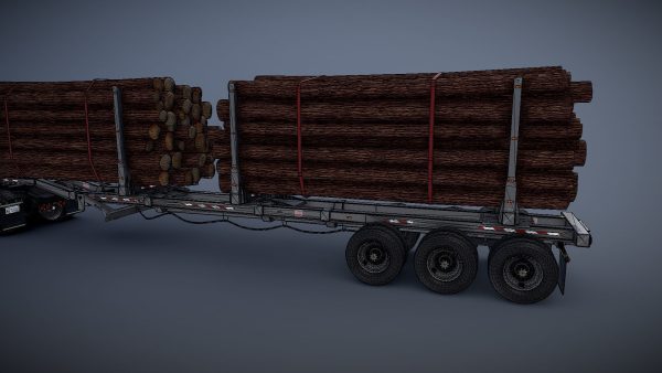 Kenworth W900L logger