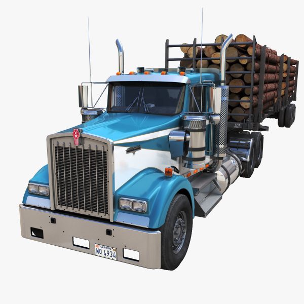Kenworth W900L logger