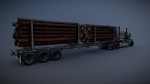Kenworth W900L logger