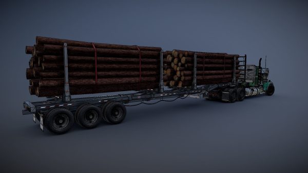 Kenworth W900L logger