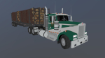 Kenworth W900L logger