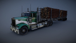 Kenworth W900L logger