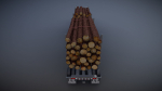 Kenworth W900L logger