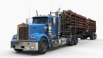 Kenworth W900L logger