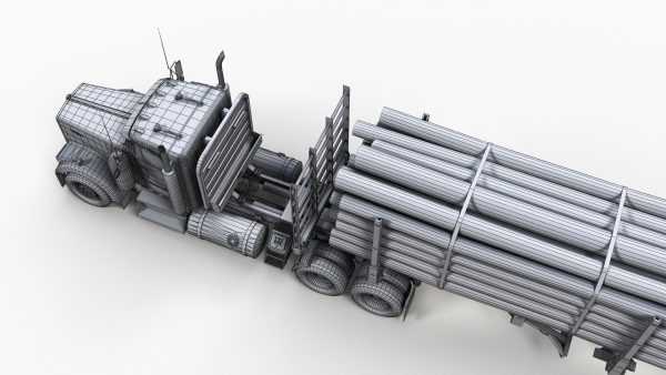 Kenworth W900L logger