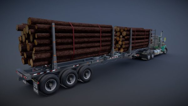 Kenworth W900L logger
