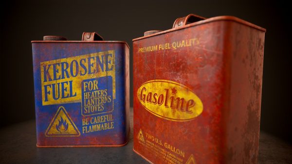 Kerosene and gasoline