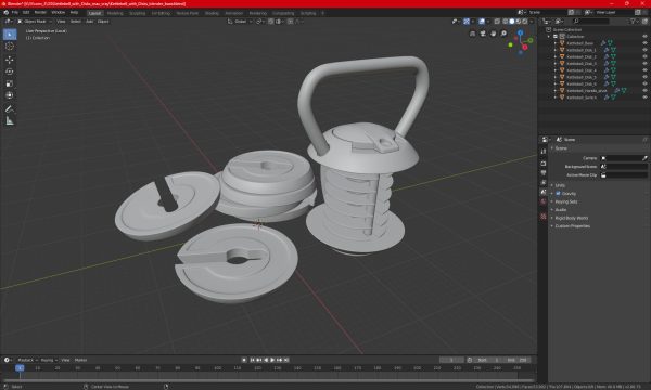Kettlebell with Disks