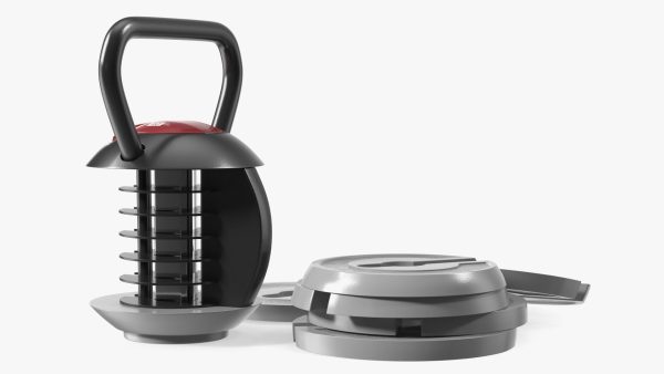 Kettlebell with Disks Gray