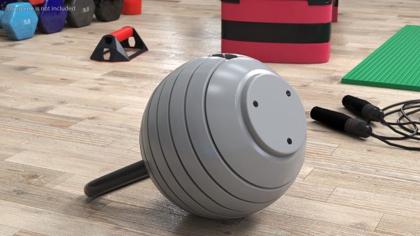 Kettlebell with Disks Gray