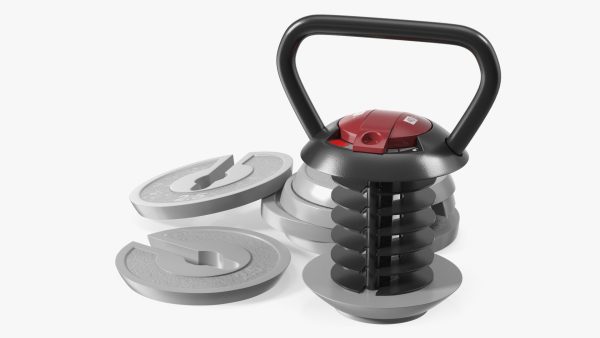 Kettlebell with Disks Gray