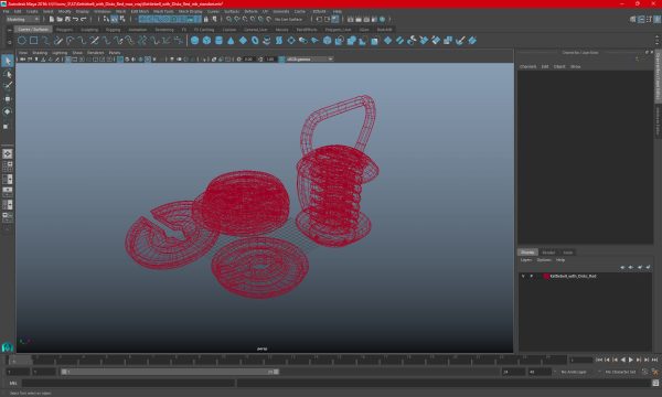 Kettlebell with Disks Gray