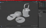 Kettlebell with Disks Red