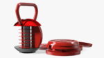 Kettlebell with Disks Red