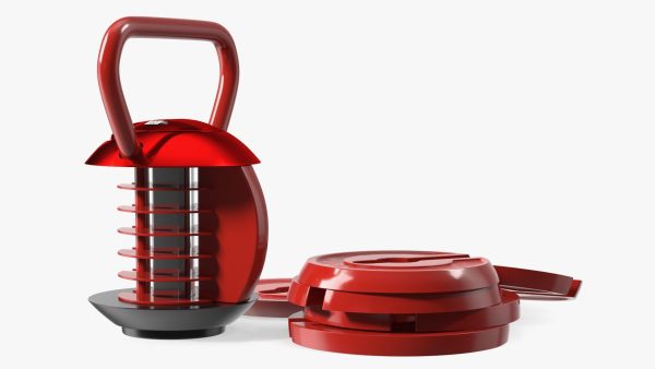 Kettlebell with Disks Red