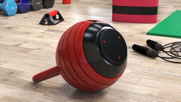 Kettlebell with Disks Red