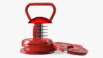 Kettlebell with Disks Red